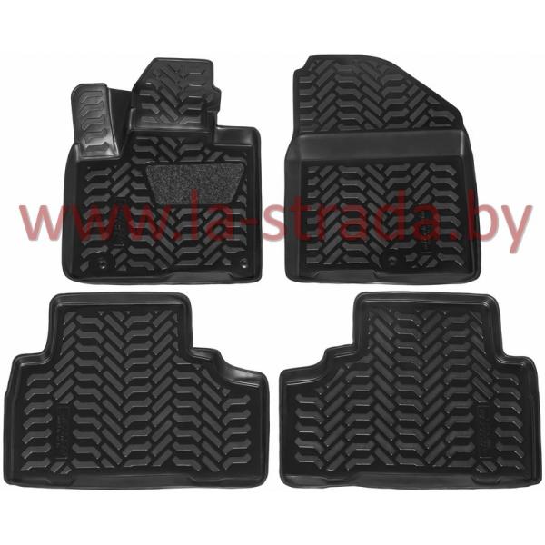 Комплект резиновых автомобильных ковриков KIA SORENTO 2014-