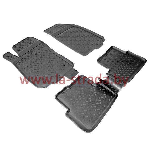 Комплект резиновых автомобильных ковриков CHEVROLET AVEO (T255) 2008-2011