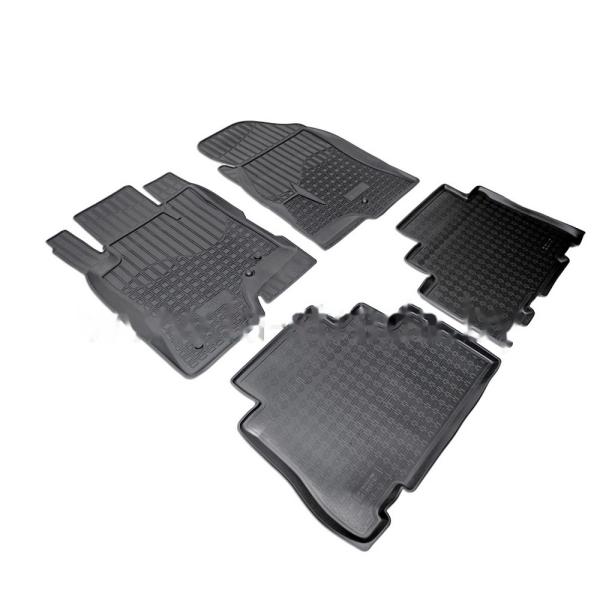 Комплект резиновых автомобильных ковриков CHEVROLET CAPTIVA 2006-