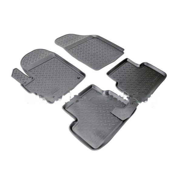 Комплект резиновых автомобильных ковриков CHEVROLET SPARK 2005-
