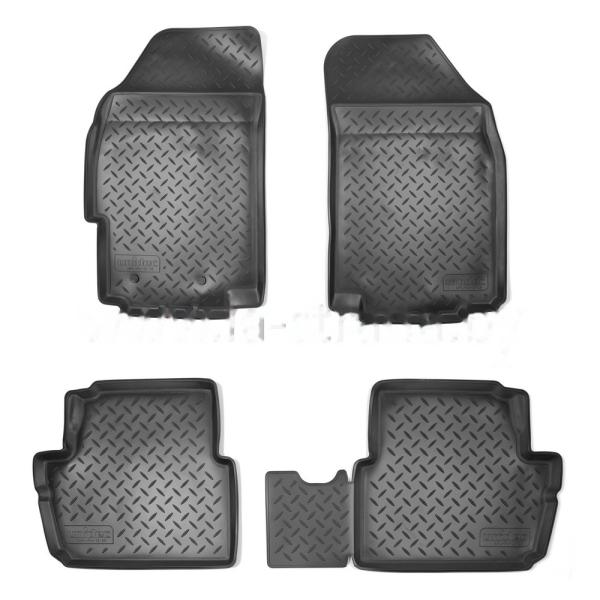 Комплект резиновых автомобильных ковриков CHEVROLET SPARK 2010-
