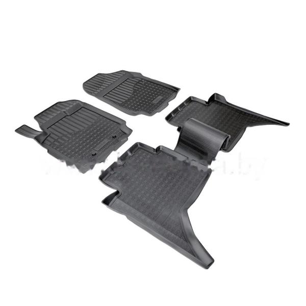 Комплект резиновых автомобильных ковриков FORD RANGER 2006-