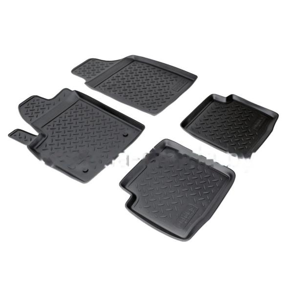 Комплект резиновых автомобильных ковриков FIAT 500/312 2007-2015