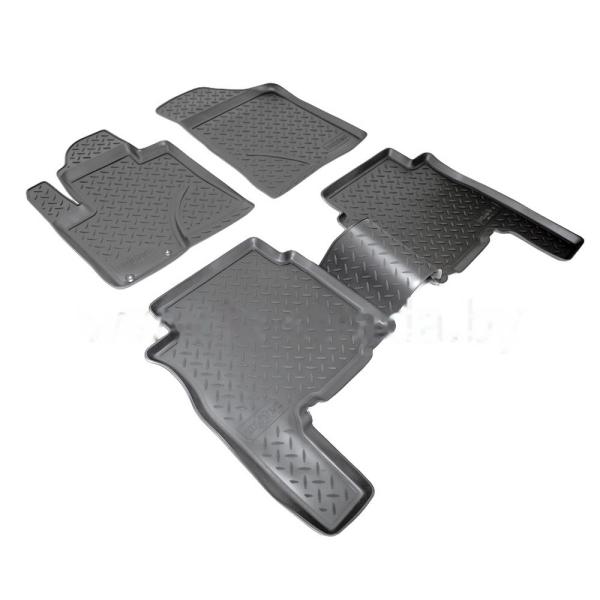 Комплект резиновых автомобильных ковриков HYUNDAI SANTA FE 2010-2012