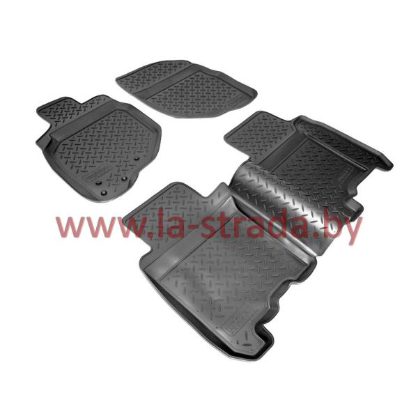 Комплект резиновых автомобильных ковриков HONDA JAZZ 2002-2008