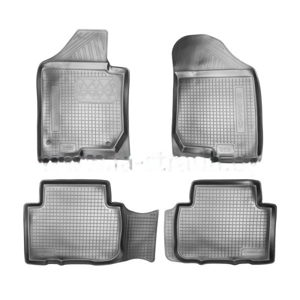 Комплект резиновых автомобильных ковриков KIA CARENS 2000-2006