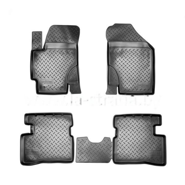 Комплект резиновых автомобильных ковриков KIA RIO 2003-2006