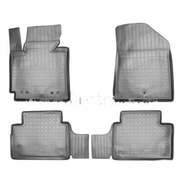 Комплект резиновых автомобильных ковриков KIA SOUL 2013-