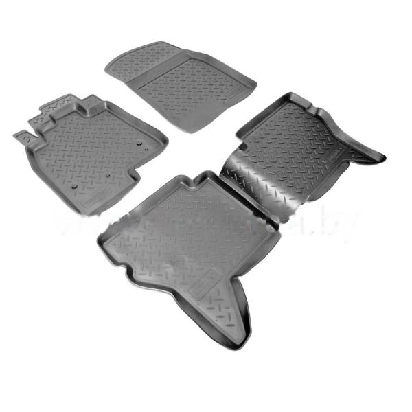 Комплект резиновых автомобильных ковриков MITSUBISHI PAJERO 2007-