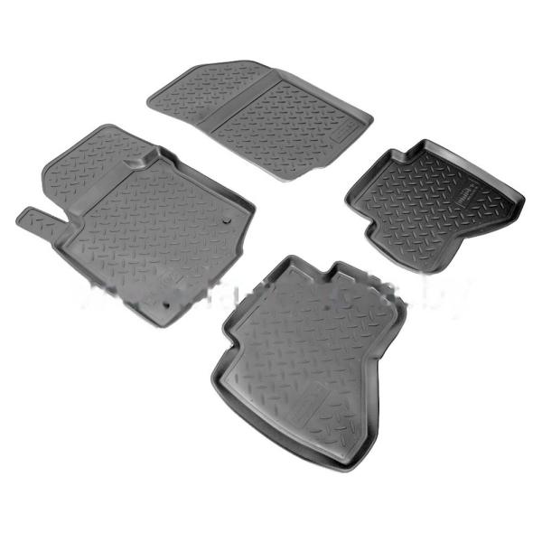 Комплект резиновых автомобильных ковриков PEUGEOT 107 2005-