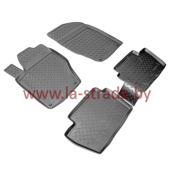 Комплект резиновых автомобильных ковриков PEUGEOT 308 2007-2011