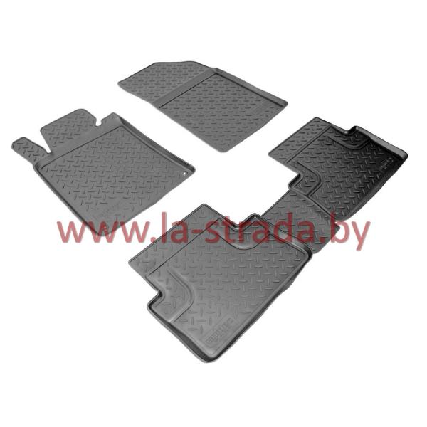 Комплект резиновых автомобильных ковриков PEUGEOT 508 2010-