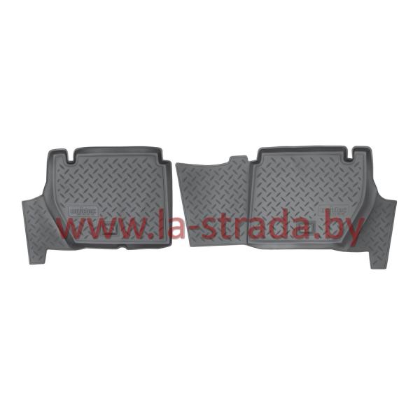 Комплект резиновых автомобильных ковриков PEUGEOT PARTNER 2005-