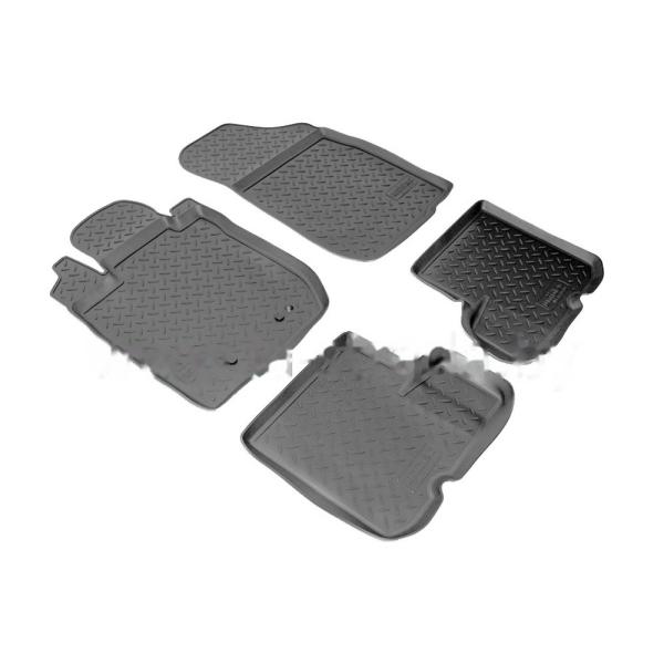 Комплект резиновых автомобильных ковриков RENAULT SANDERO 2008-2014