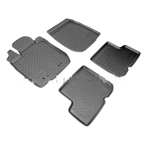 Комплект резиновых автомобильных ковриков RENAULT SANDERO 2008-2014