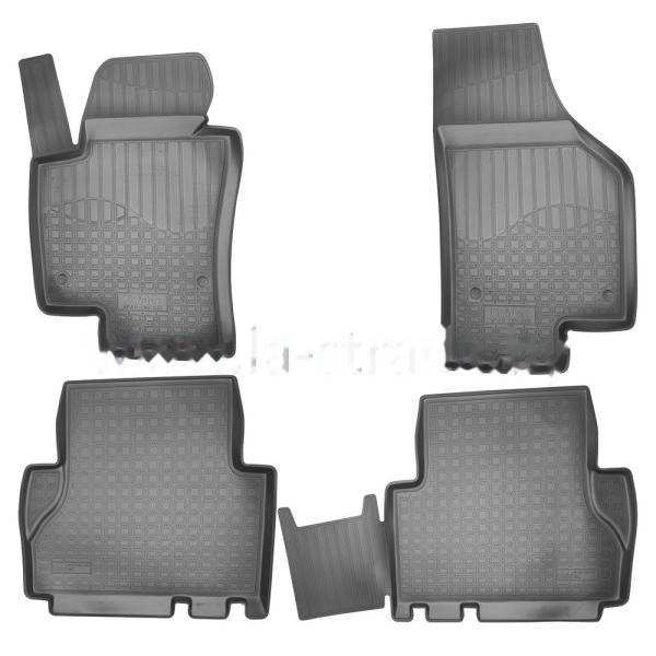 Комплект резиновых автомобильных ковриков SEAT ALHAMBRA 2009-