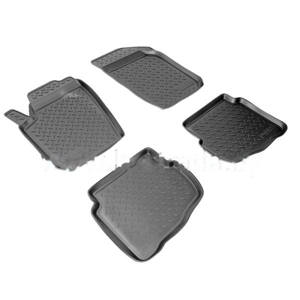 Комплект резиновых автомобильных ковриков SEAT IBIZA 2002-2008