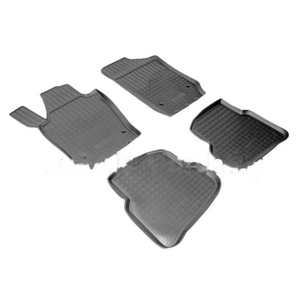 Комплект резиновых автомобильных ковриков SEAT IBIZA 2008-2017