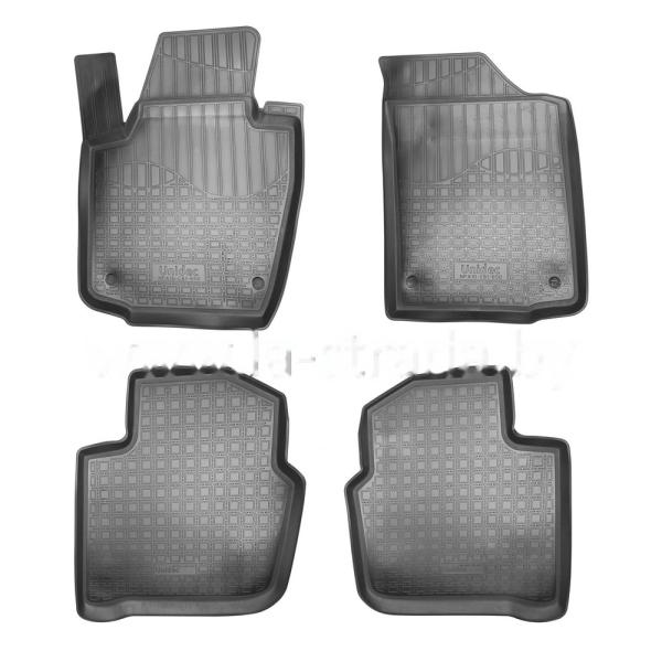 Комплект резиновых автомобильных ковриков SKODA RAPID 2012-2020