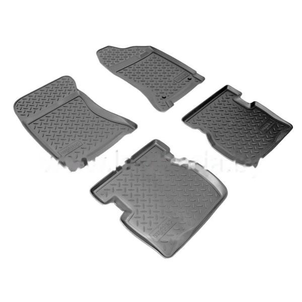 Комплект резиновых автомобильных ковриков SUBARU FORESTER 1998-2002