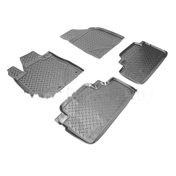 Комплект резиновых автомобильных ковриков TOYOTA HIGHLANDER 2008-2010