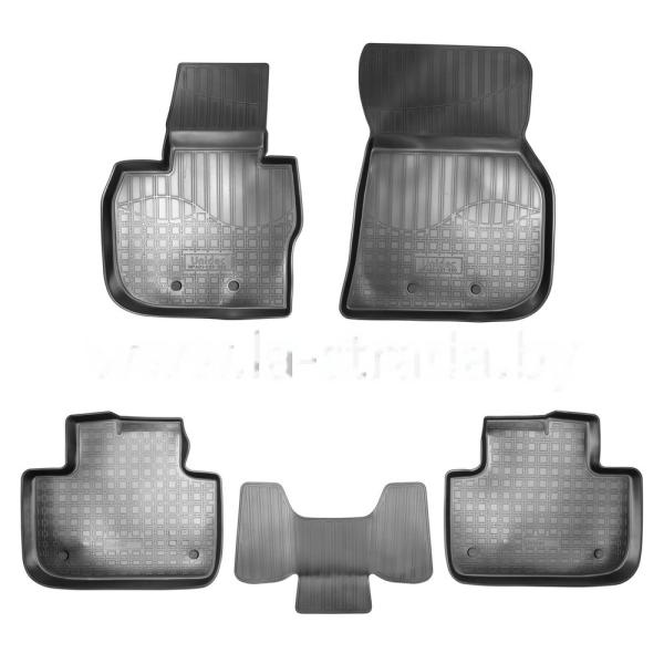 Комплект резиновых автомобильных ковриков BMW X3 (F25) 2010-2017
