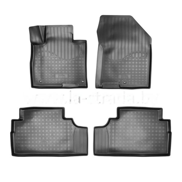 Комплект резиновых автомобильных ковриков HYUNDAI SANTA FE 2013-2018