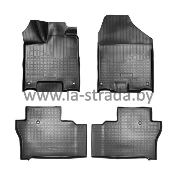 Комплект резиновых автомобильных ковриков HONDA PILOT 2008-2015