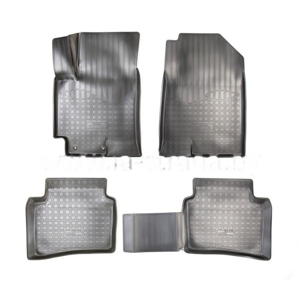 Комплект резиновых автомобильных ковриков KIA RIO 2011-2017