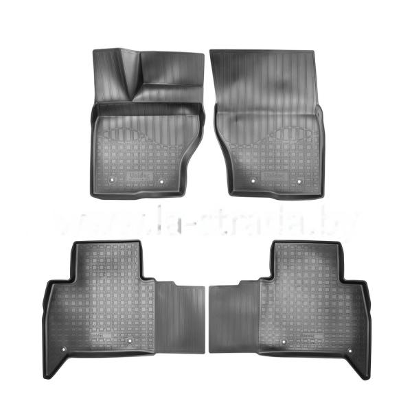 Комплект резиновых автомобильных ковриков LAND ROVER DISCOVERY III-IV  2004-
