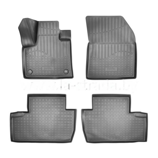 Комплект резиновых автомобильных ковриков PEUGEOT 5008 2009-2017