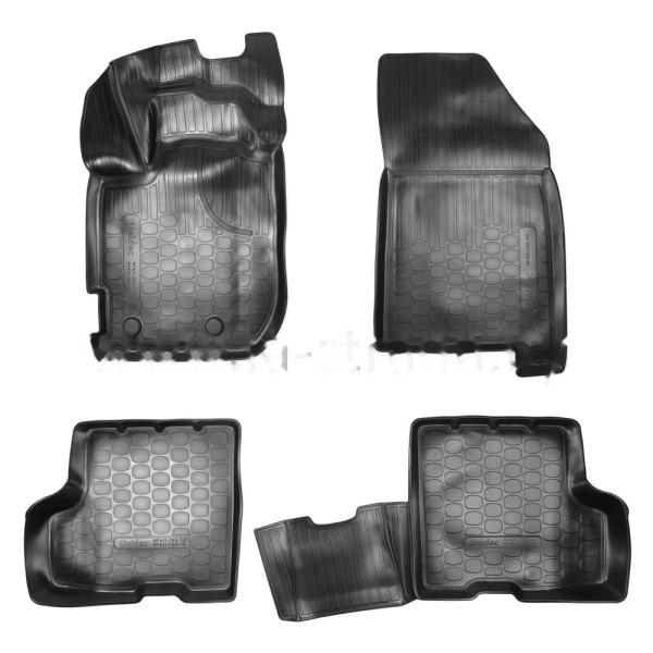 Комплект резиновых автомобильных ковриков RENAULT DUSTER 2014-