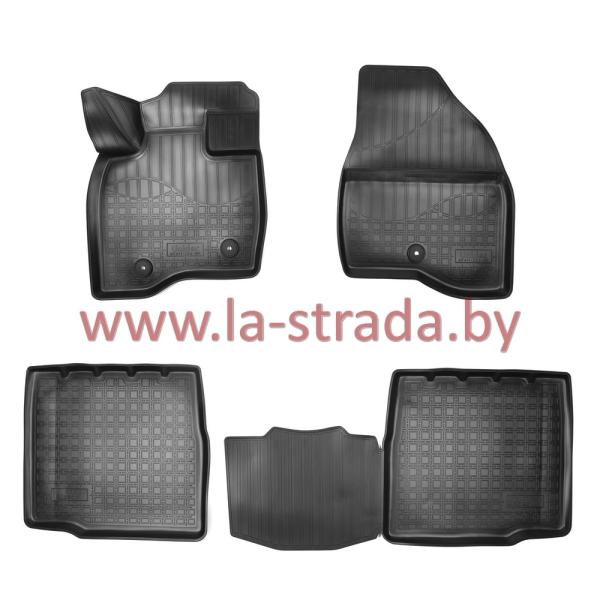 Комплект резиновых автомобильных ковриков FORD EXPLORER 2011-