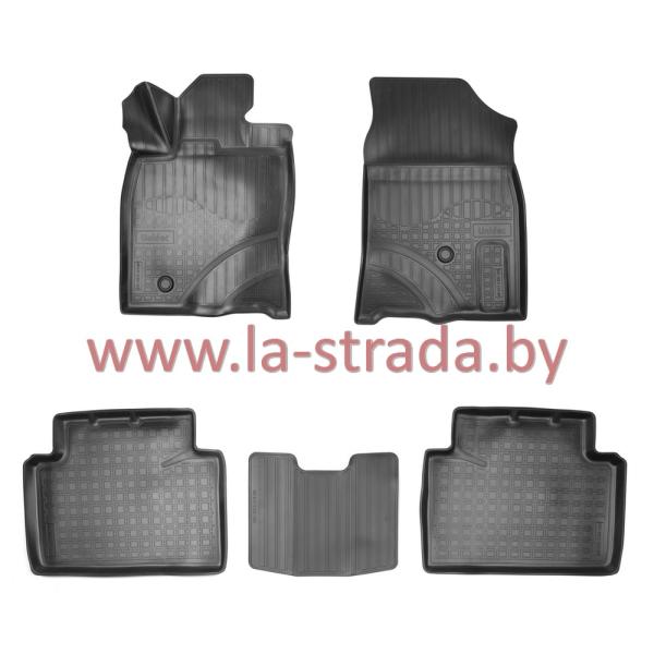 Комплект резиновых автомобильных ковриков HONDA CIVIC 2012-2016