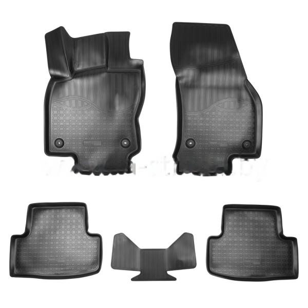 Комплект резиновых автомобильных ковриков SKODA KAROQ 2017-
