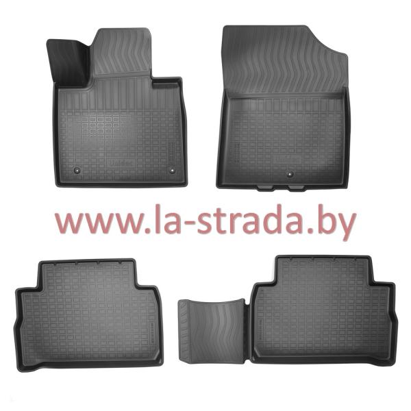 Комплект резиновых автомобильных ковриков HYUNDAI SANTA FE IV 2018-