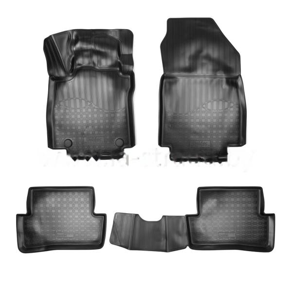 Комплект резиновых автомобильных ковриков RENAULT CLIO 2009-2012