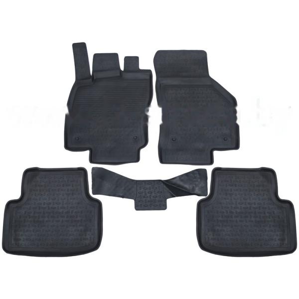 Комплект резиновых автомобильных ковриков SKODA OCTAVIA 2013-2017