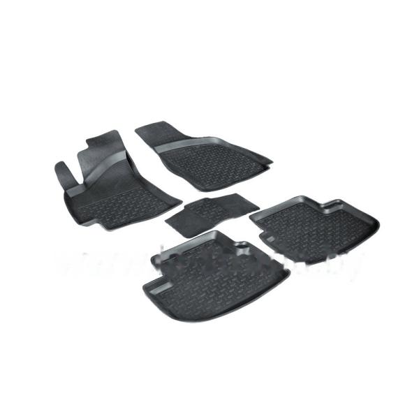 Комплект резиновых автомобильных ковриков CHEVROLET LANOS 2005-2020
