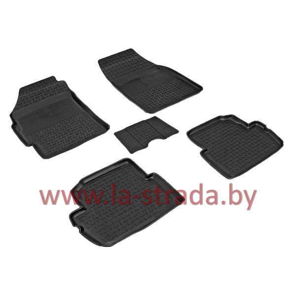 Комплект резиновых автомобильных ковриков CHEVROLET SPARK 2010-