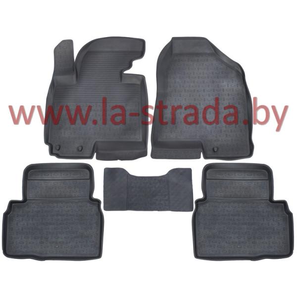 Комплект резиновых автомобильных ковриков HYUNDAI IX35 2010-2015