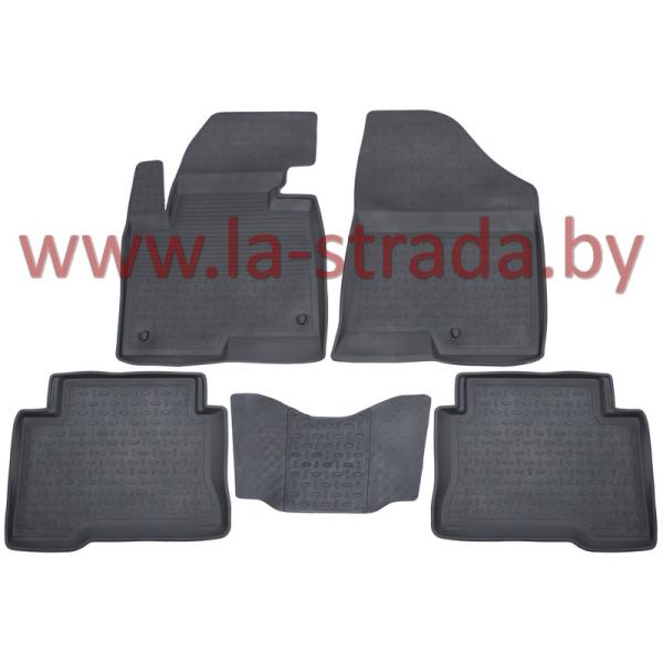 Комплект резиновых автомобильных ковриков HYUNDAI SANTAMO 1998-