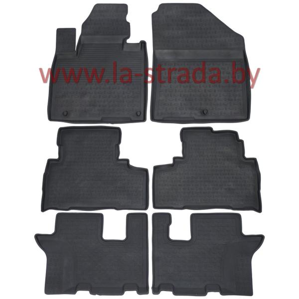 Комплект резиновых автомобильных ковриков KIA SORENTO 2014-