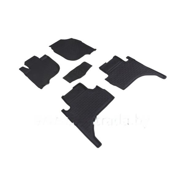 Комплект резиновых автомобильных ковриков MITSUBISHI L200 2010-2015