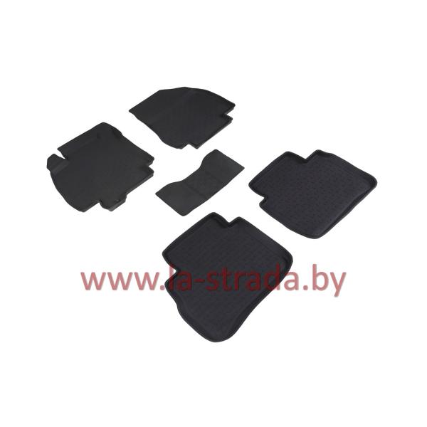 Комплект резиновых автомобильных ковриков NISSAN TIIDA 2007-