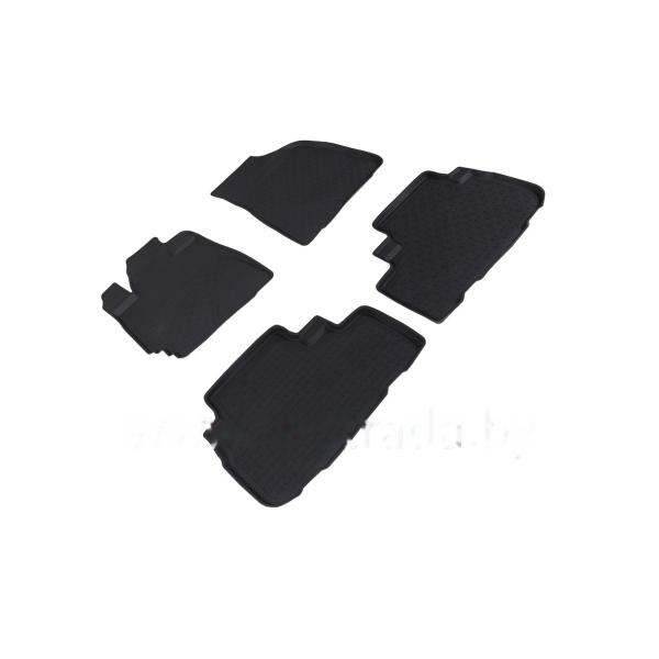 Комплект резиновых автомобильных ковриков TOYOTA HIGHLANDER 2001-2007