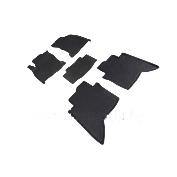 Комплект резиновых автомобильных ковриков TOYOTA HILUX 2012-2015