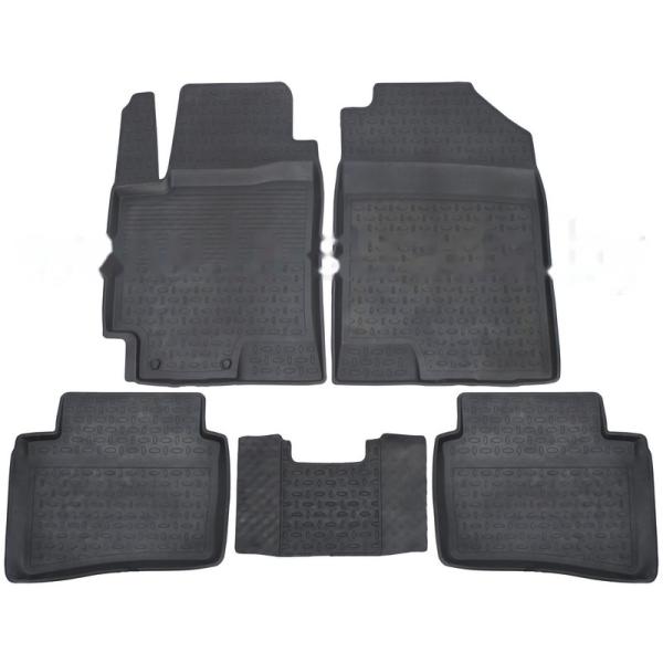 Комплект резиновых автомобильных ковриков HYUNDAI SOLARIS 2015-2017