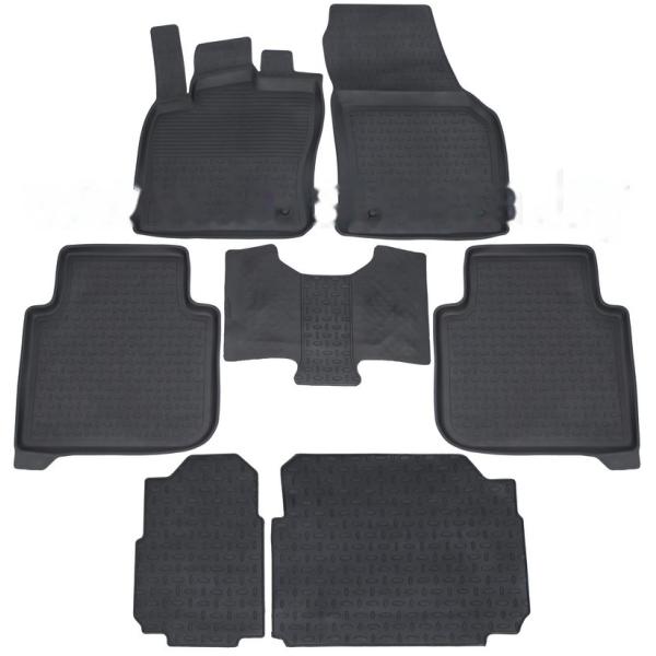 Комплект резиновых автомобильных ковриков SKODA KODIAQ 2016-